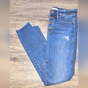 Madewell 10" High-rise Skinny Jeans Modern Fit Size 26